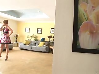 Lüsternen Räuber fickt zu Hause charmante einsame Herrin